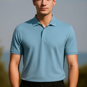 Sky Blue Premium Polo T-Shirt